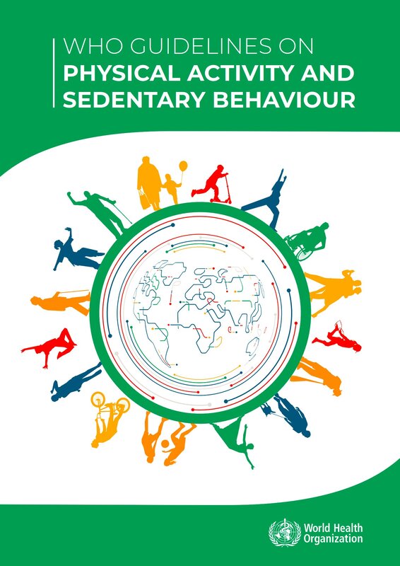 WHO guidelines book cover: Physical Activity and Sedentary Behaviour